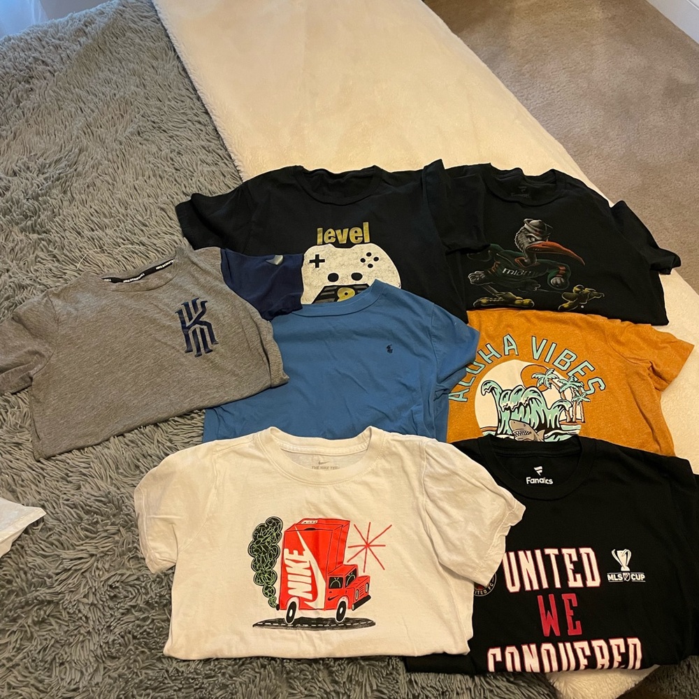 Size 8 boys shirt lot